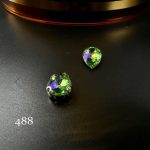 نگین اشک رنگ سبز ابی هفت رنگ  کد: 488