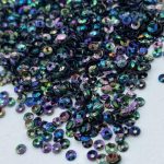 پولک 2 مم گود مشکی هفت رنگ       4900