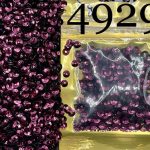 پولک 4 مم گود عنابی روشن       4929