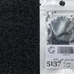 ملیله شکسته ماتسونو  سایز 11مشکی گچی       5137