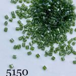 ملیله شکسته ماتسونو  سایز 11سبز تیره شیشه ای  کد: 5150