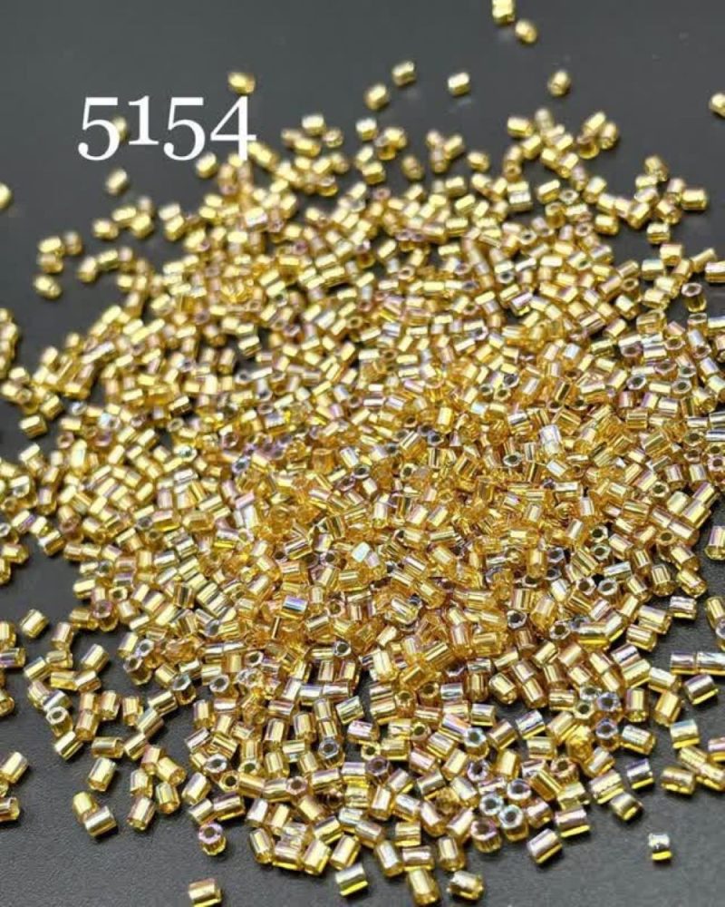 ملیله شکسته ماتسونو  سایز 11طلایی هفت رنگ کد:  5154 - Image 1