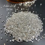 ملیله شکسته ماتسونو سایز 6نقره ای متالیک   کد:  5234