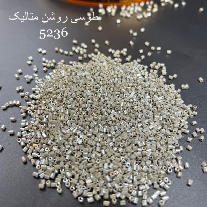 ملیله شکسته ماتسونو سایز 6 طوسی متالیک کد:  5236 - Image 1