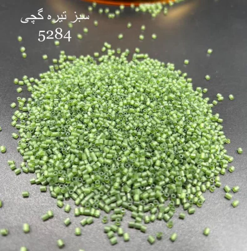 ملیله شکسته گچی سبز تیره  کد:  5284 - Image 1