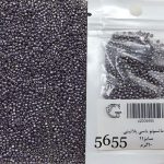 منجوق ماتسونو متالیک سایز 11یاسی پلاتینی       5655