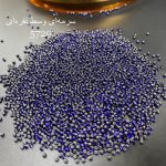 منجوق ماتسونو سایز 11 سورمه ای وسط نقره 1 کد:  5729