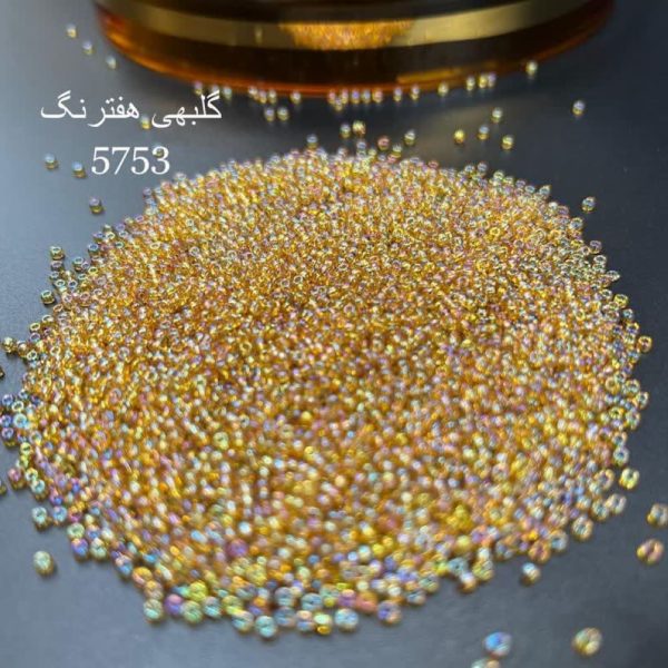 منجوق ماتسونو سایز 11 نسکافه ای هفت رنگ کد: 5753