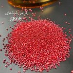 منجوق ماتسونو سایز 11 قرمز شیشه ای کد:  5808