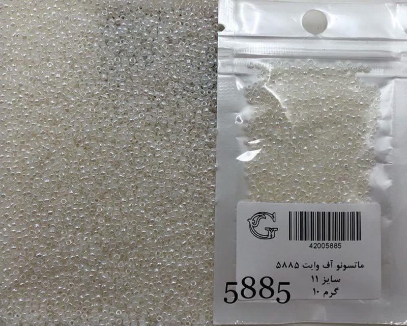 منجوق ماتسونو سایز 11آف وایت       5885 - Image 1
