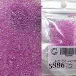 منجوق ماتسونو سایز 11صورتی هفت رنگ       5886