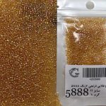 منجوق ماتسونو سایز 11طلایی نارنجی هفت رنگ       5888