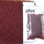 منجوق ماتسونو سایز 11زرشکی وسط سفید       5899