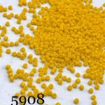 منجوق ماتسونو سایز 11 زرد مات کد:  5908