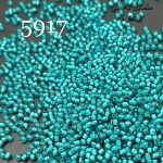 منجوق ماتسونو سایز 11سبز آبی وسط سفید       5917