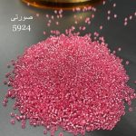 منجوق ماتسونو سایز 11 صورتی پرنگ وسط نقره ای کد : 5924