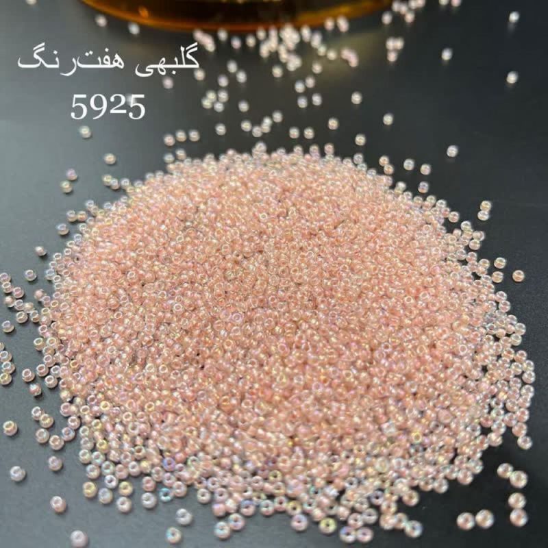 منجوق ماتسونو سایز 11 هلویی هفت رنگ کد: 5925 - Image 1