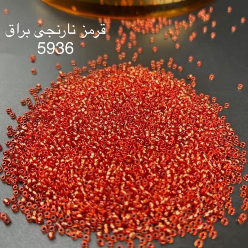 منجوق ماتسونو سایز 11 نارنجی قرمز کد: 5936 - Image 1