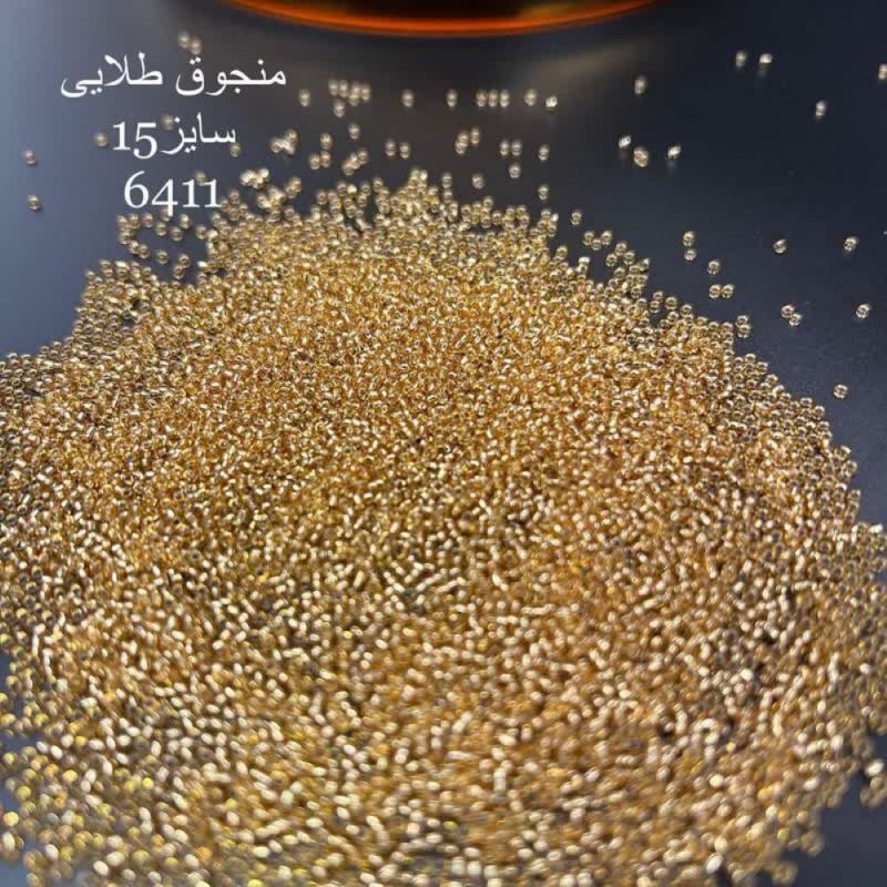 منجوق ماتسونو سایز 15طلایی کد:  6411 - Image 1