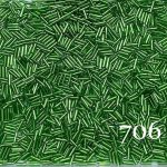 ملیله شکسته چین سایز 7 سبز چمنی       0706