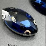 نگین مارکیز سورمه ای سایز 17*32 کد: 870