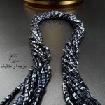 کریستال مربع سایز 2 سرمه ای متالیک کد: 907