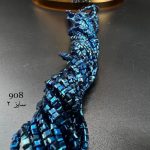 کریستال مربع سایز 2 آبی متالیک کد:  908