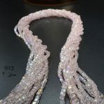 کریستال مربع سایز 2 صورتی شیشه ای 7 رنگ کد:  913