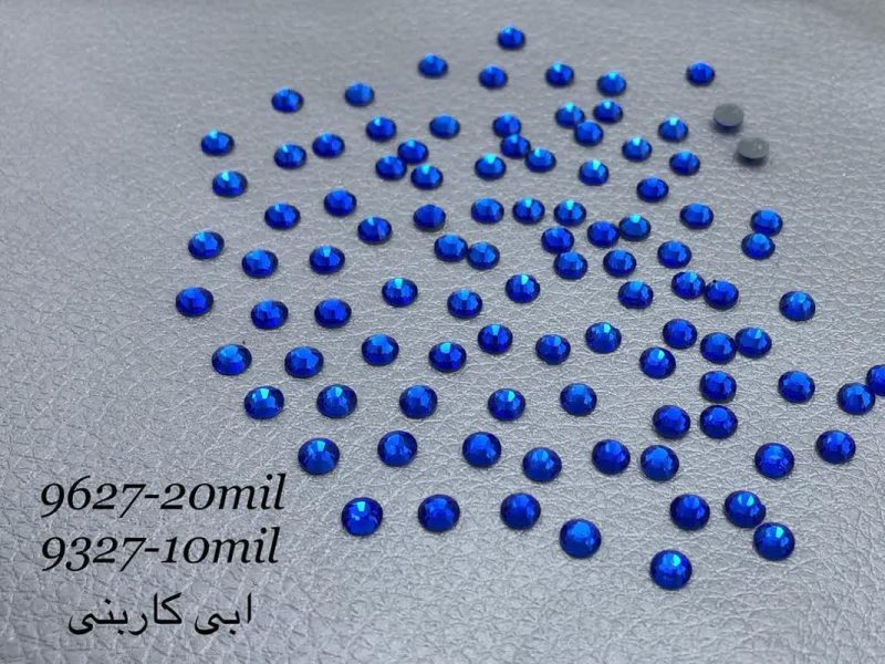 نگین حرارتی سایز 10کد 9327آبی کاربنی       9327 - Image 1