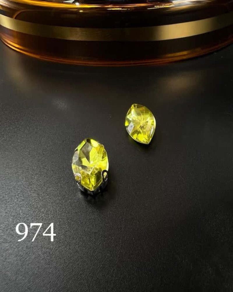 مارکیز زرد لیمویی سایز 18*9 کد: 974 - Image 1