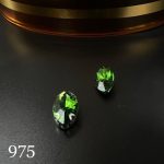 نگین مارکیز سبز کاهویی سایز 9*18 کد 975