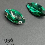 مارکیز سبز زمردی سایز 9*18 کد: 956