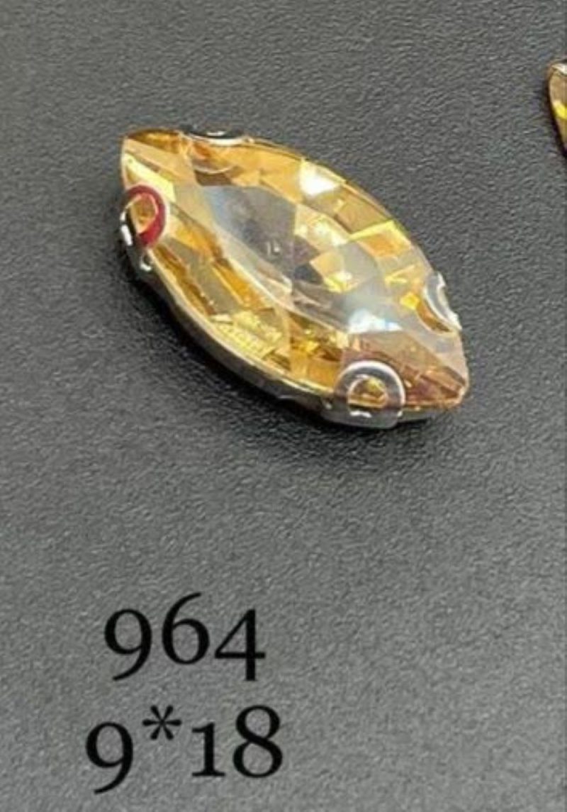 مارکیز طلایی سایز 9*18 کد: 964 - تصویر 1