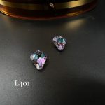 کریستال اشک باروک طرح سوارسکی بنفش هفت رنگ