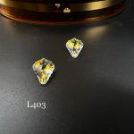 کریستال اشک باروک طرح سوارسکی شیشه ای هفت رنگ l403