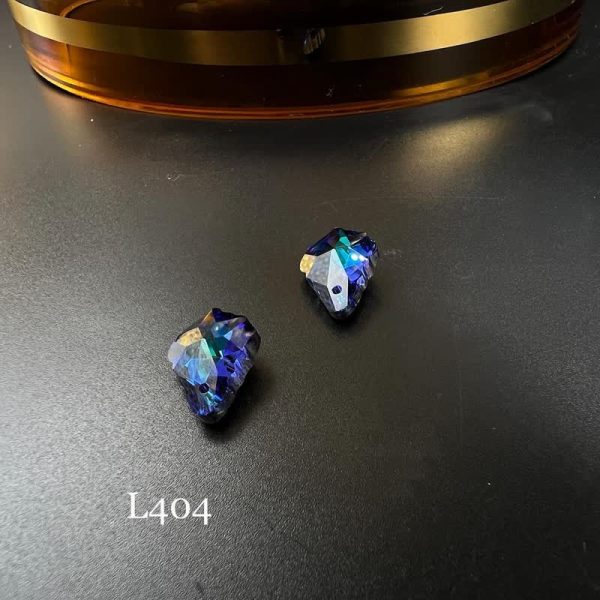کریستال اشک باروک طرح سوارسکی ابی کاربنی هفت رنگ l404
