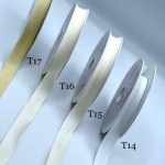 نوار اریب ترک کتان سفید      T014