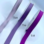 نوار اریب ترک کتان بنفش جیغ       T018