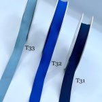 نوار اریب ترک کتان آبی       T033