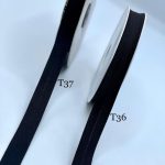 نوار اریب ترک کتان مشکی       T036