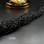 کریستال اشک سایز 3*5 مشکی       A760