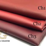 چرم 35*50قرمز تیره       0001