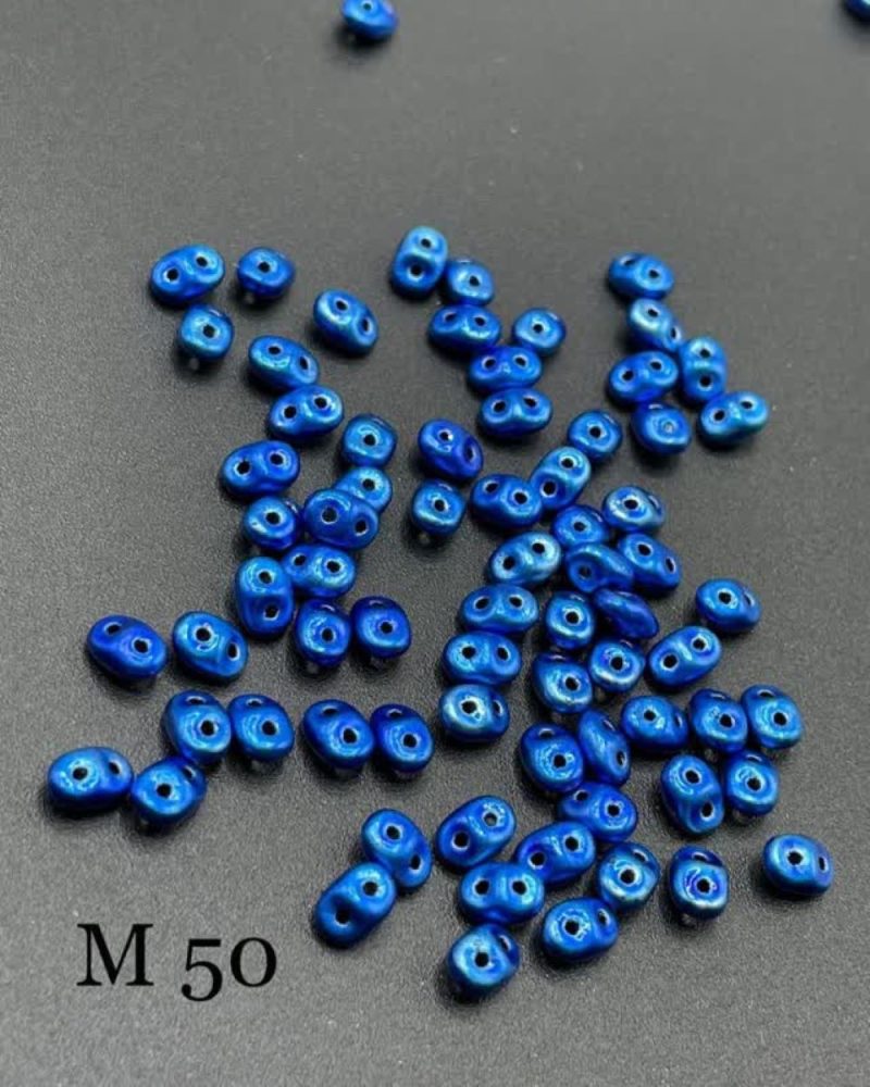 مهره ماتابودو سوراخ ابعاد 5*2/5 آبی کد:   0M50 - Image 1
