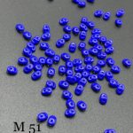 مهره ماتابودو سوراخ ابعاد 5*2/5 آبی لاجوردی کد:   0M51