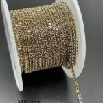 نگین متری سایز 4 کد: 0272 نارنجی تیره