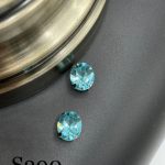 نگین سواروسکی چتری 14 مم نارنجی متالیک       s370