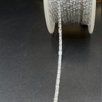 نگین متریzirconباگت سایز۴*۲نقره ای پایه نقره ای افقی mn0431