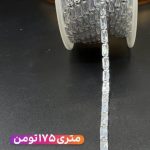 نگین متریzirconباگت سایز۶*۳نقره ای پایه نقره ای افقی mn0435