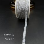 نگین متریzirconباگت نقره ای پایه نقره ای فشرده mn0415