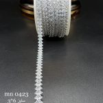 نگین متریzirconمارکیز سایز۶*۳نقره ای پایه نقره ای عمودی mn0423